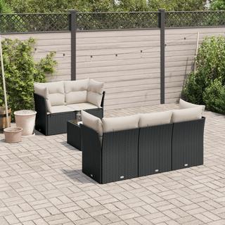 VidaXL Garten sofagarnitur poly-rattan  