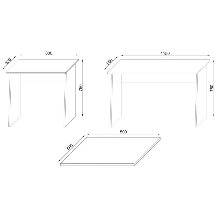 VCM Computertisch | Eckschreibtisch | Maße Gesamtset ca. H. 74 x B. 135 x T. 105 cm | stylische Seitenteile | Schreibtisch – Masola  