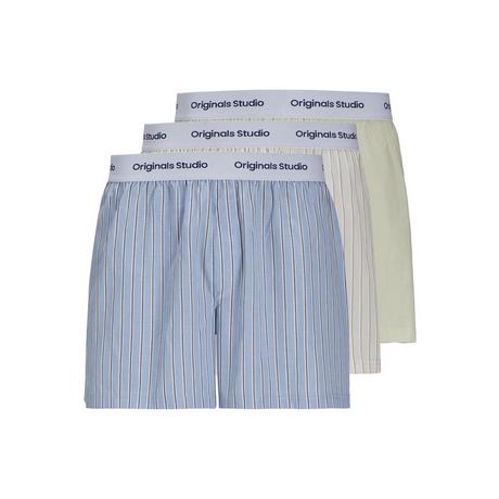 JACK & JONES Originals Studio Baumwolle Boxershorts 3er Pack  