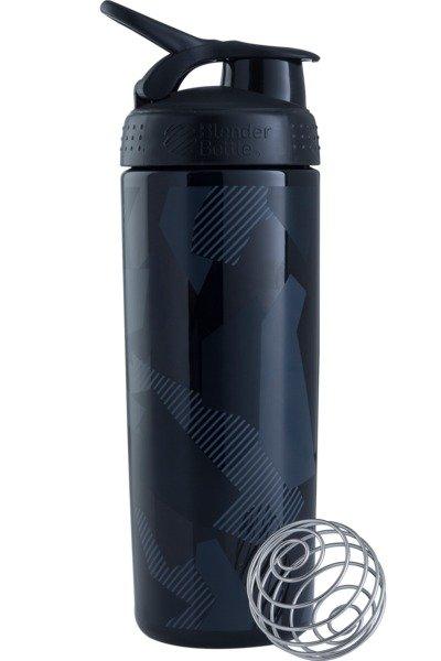 Blender Bottle  28oz / 820ml BlenderBottle SportMixer Signature Sleek, Black/Black 