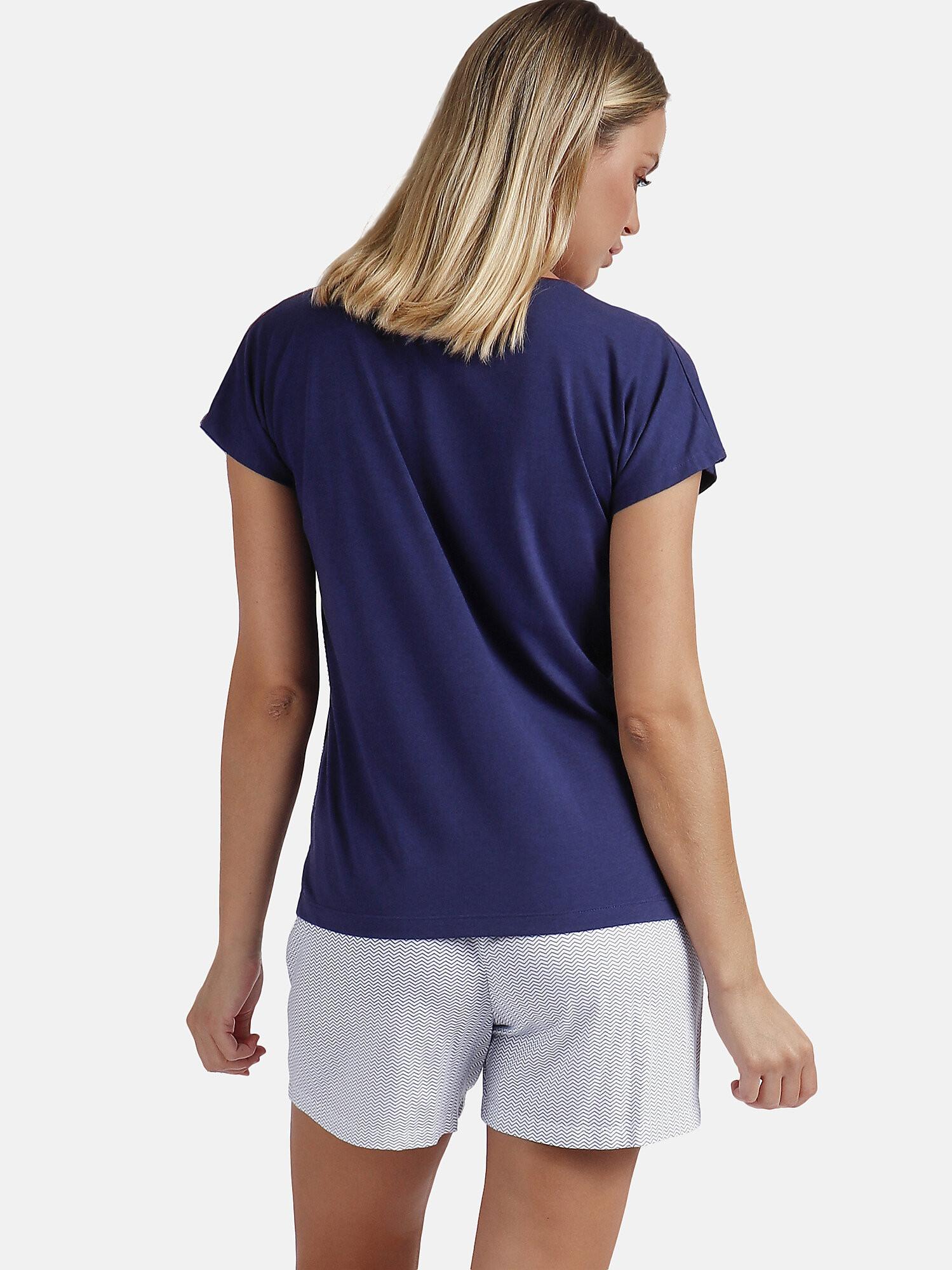 Admas  Pyjama short t-shirt Blue And Bleu Mod 