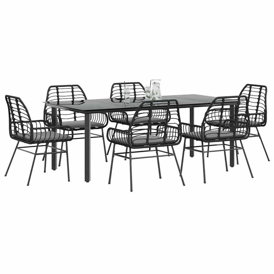 VidaXL Garten essgruppe poly-rattan  