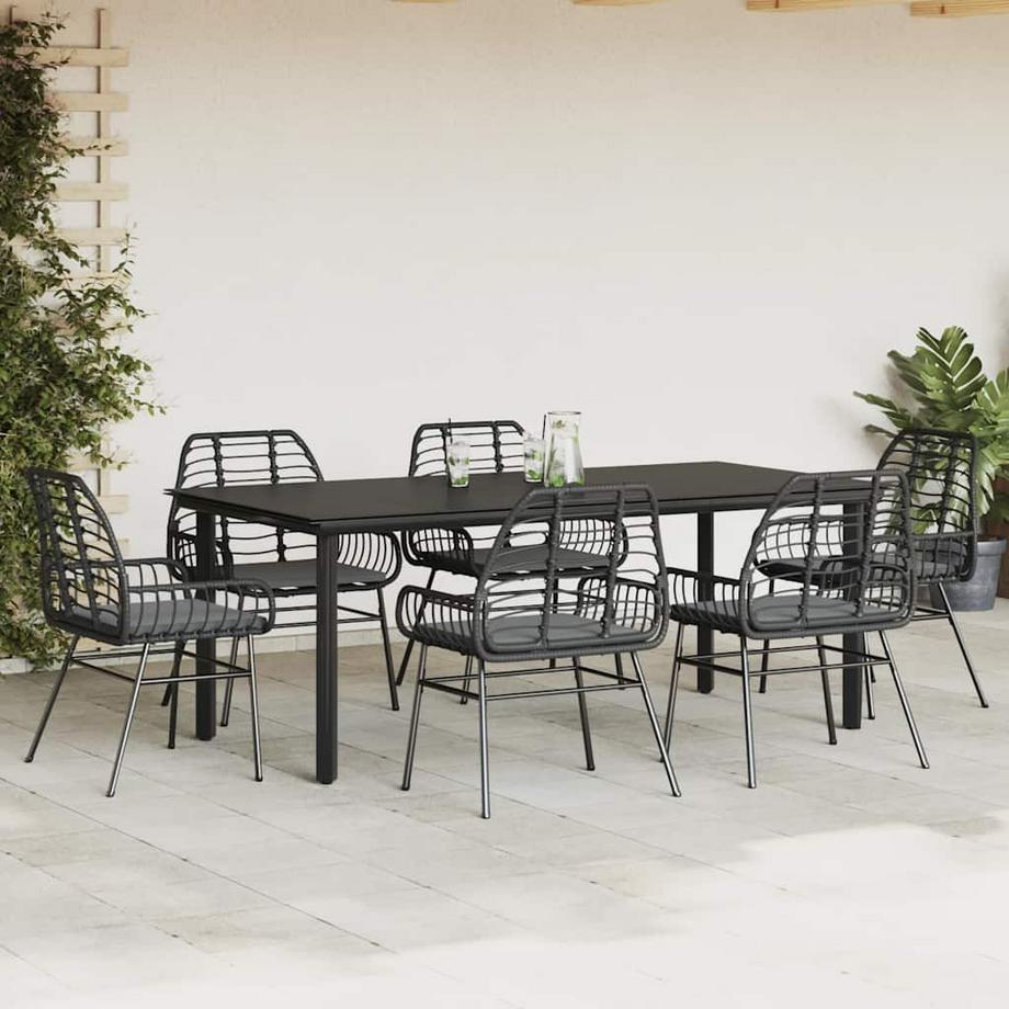 VidaXL Garten essgruppe poly-rattan  