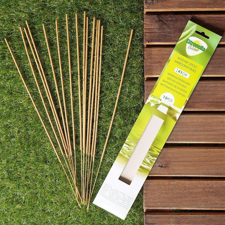 B2X  15er-Pack Räucherstäbchen mit erfrischendem Zitronenaroma 