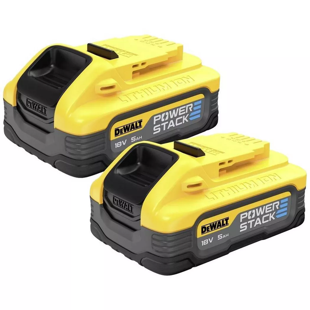DEWALT DCBP518H2-XJ DCBP518H2 POWERSTACK Slide Battery Twin Pk 18V...