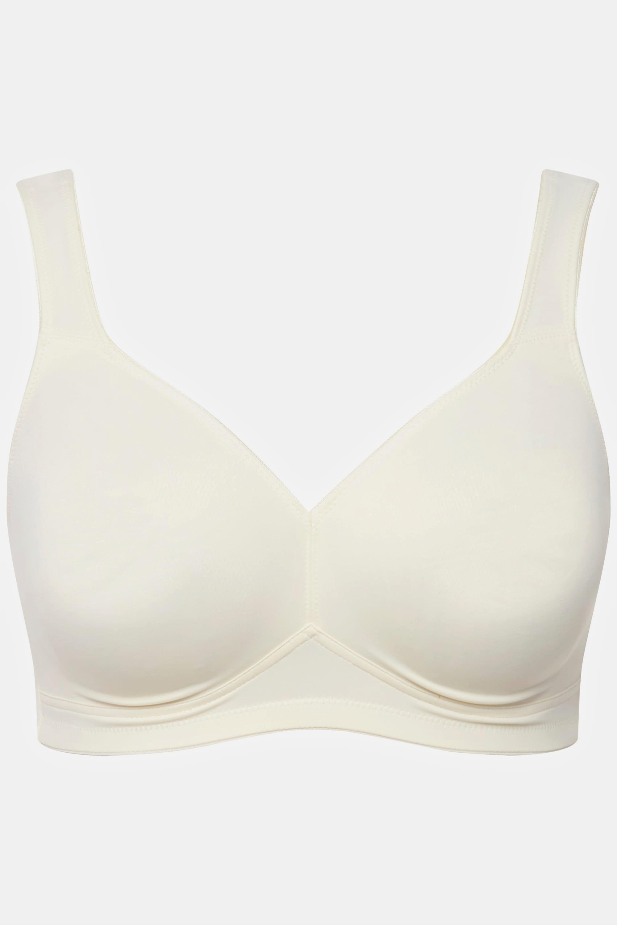 Ulla Popken  Reggiseno di microfibra traspirante con coppe preformate 