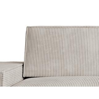 Vente-unique Sofa 3-Sitzer - Cord - Beige - AMELIA  