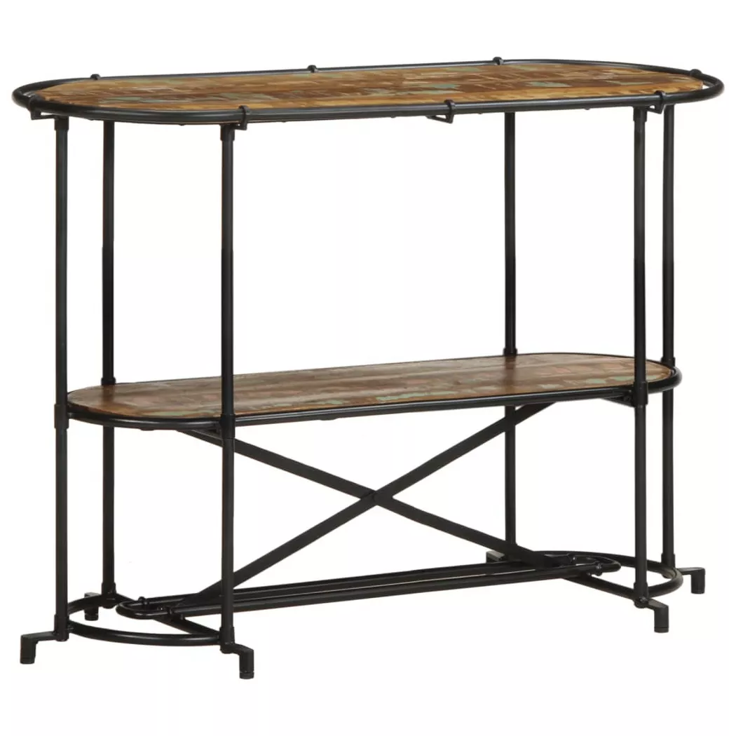 VidaXL - Table console bois de récupération, One Size, Marron