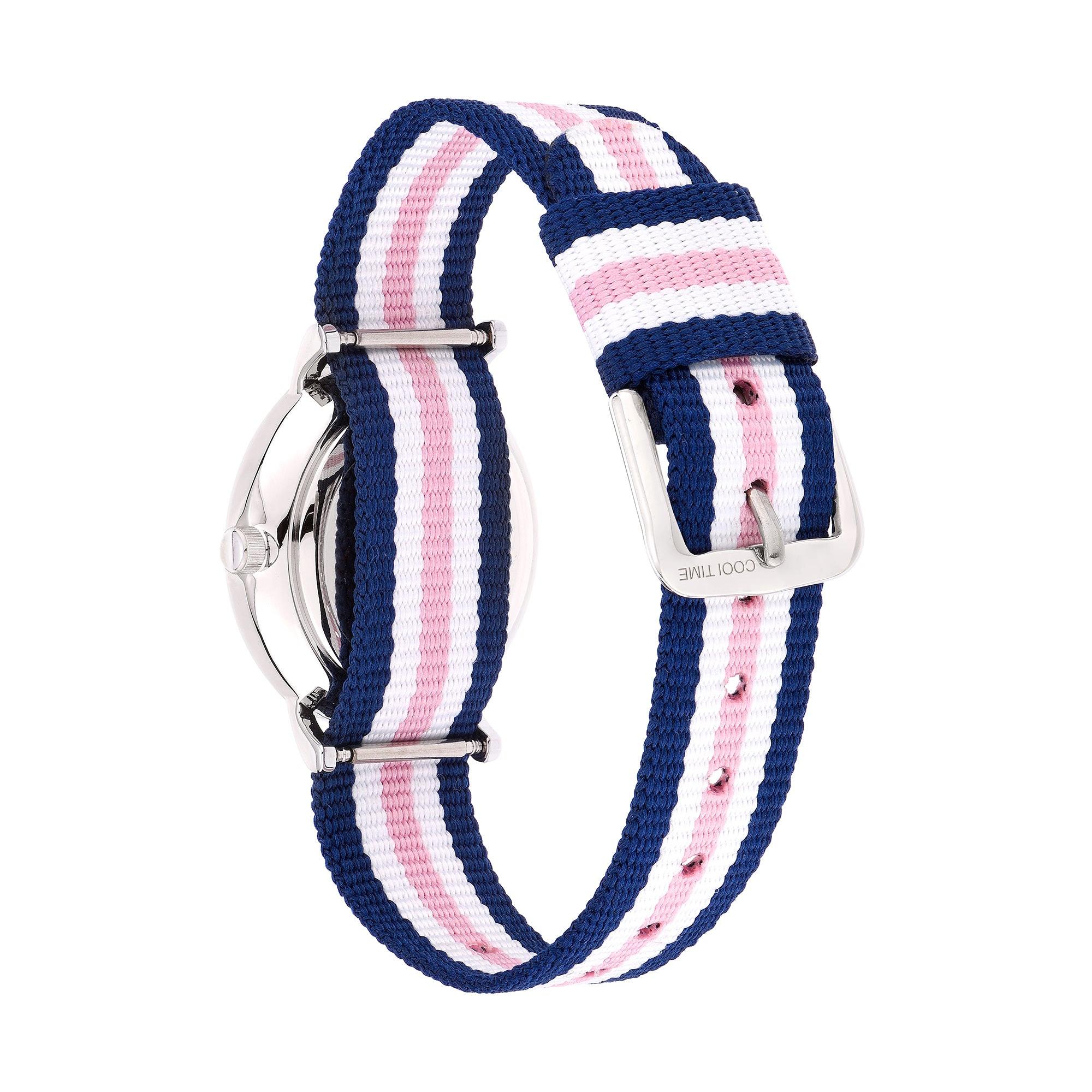 Cool Time Kids  Stripes Girls Montre pour enfants 