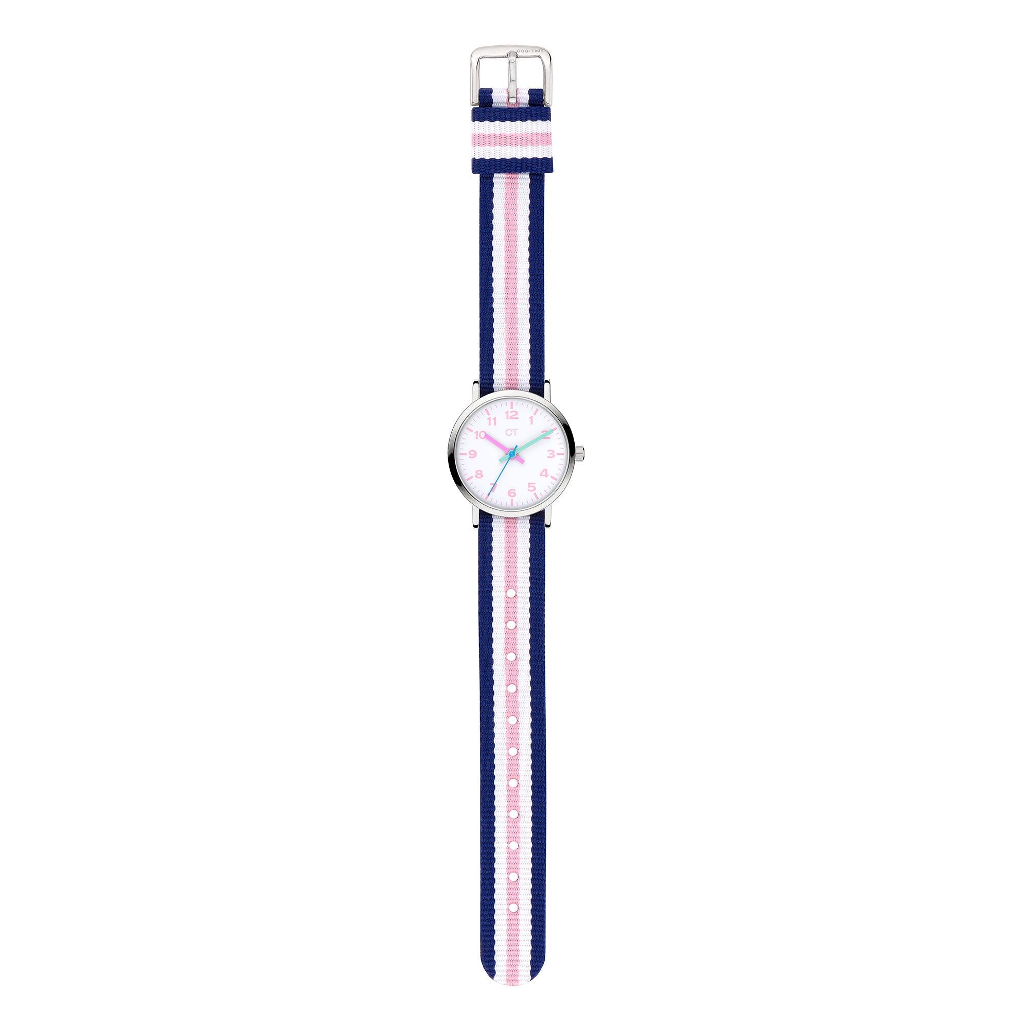 Cool Time Kids  Stripes Girls Kinderarmbanduhr 
