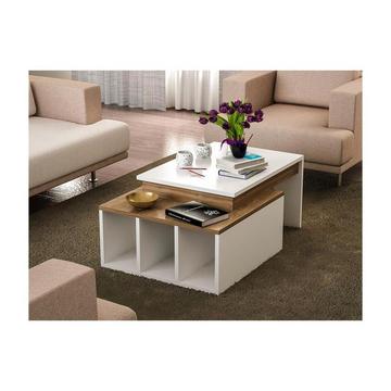 Table basse 3 niches Naturel FANIMI