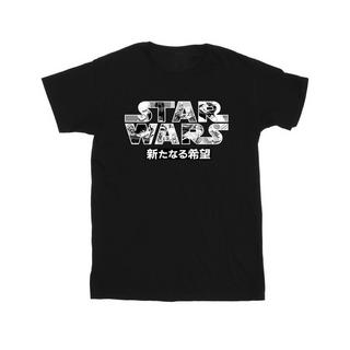 STAR WARS  Japanese Logo TShirt 