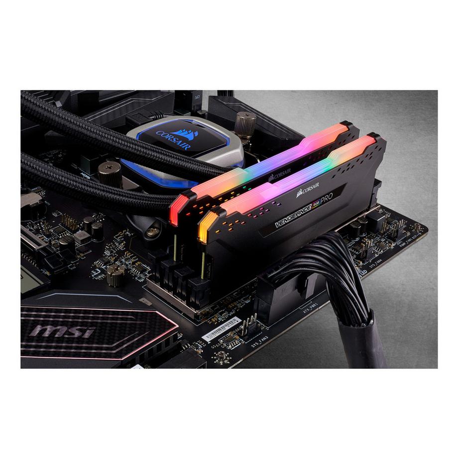 Corsair  Vengeance RGB PRO Black DDR4-RAM 3600 MHz 2x 8 GB 