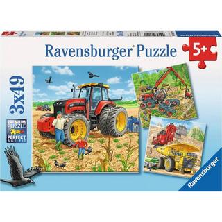 Ravensburger  Puzzle Große Maschinen (3x49) 