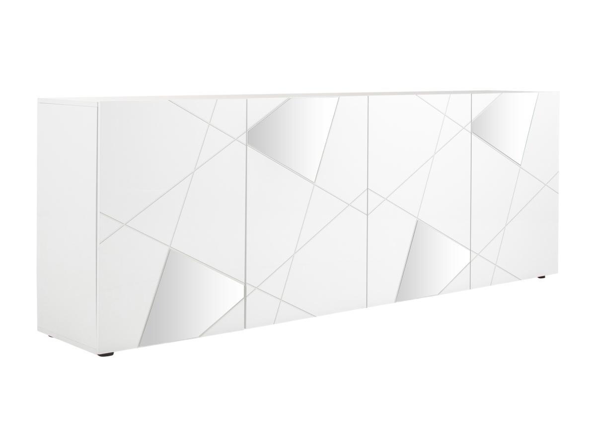 Vente-unique Credenza a 4 ante Bianco laccato CANTIANO  