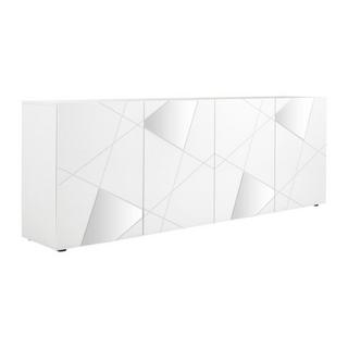 Vente-unique Credenza a 4 ante Bianco laccato CANTIANO  