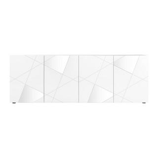 Vente-unique Credenza a 4 ante Bianco laccato CANTIANO  