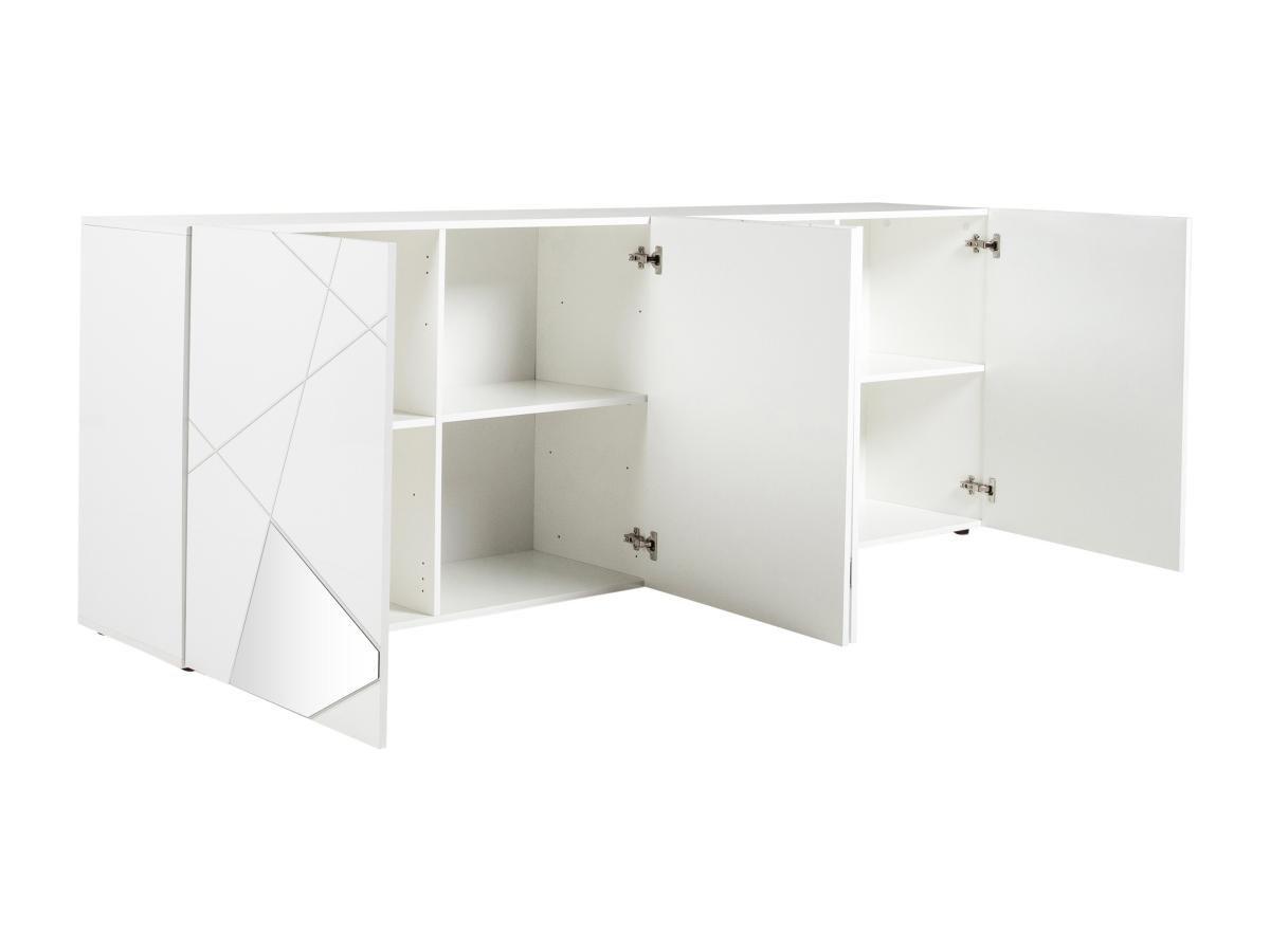 Vente-unique Credenza a 4 ante Bianco laccato CANTIANO  