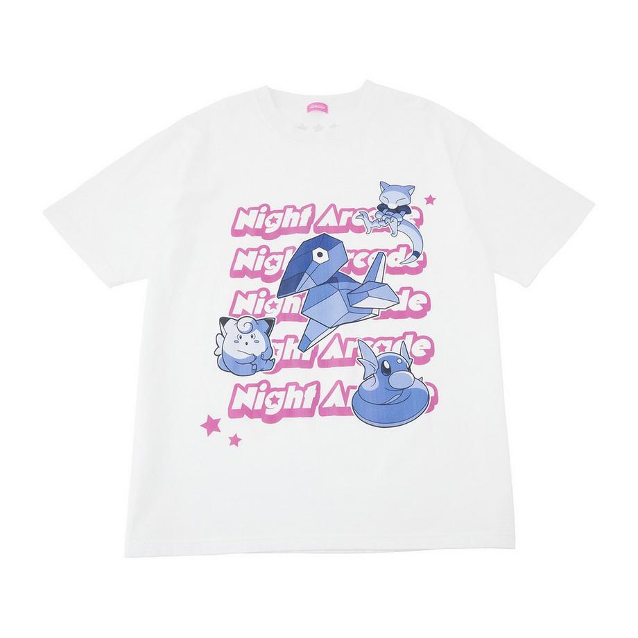 T-Shirt Night Arcade White Free