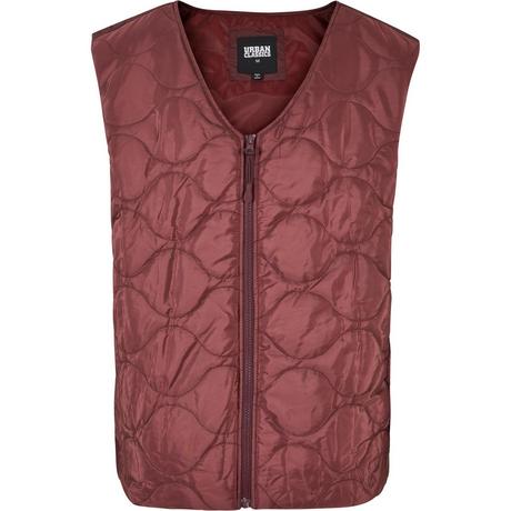 URBAN CLASSICS Gilet trapuntato con cerniera intera  