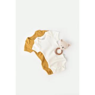 BabyCosy Organic  Body, manches courtes, 2 Pack 