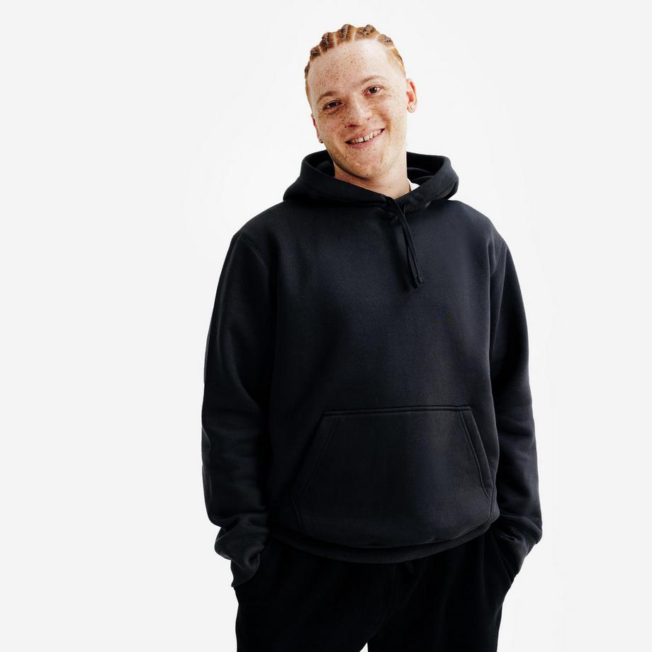 DECATHLON  Felpa con cappuccio unisex Elementals cotone 