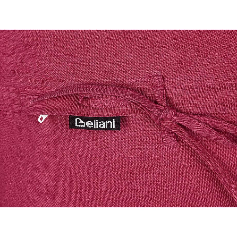 Beliani Dekokissen 2er Set aus Leinen Klassisch SASSAFRAS  