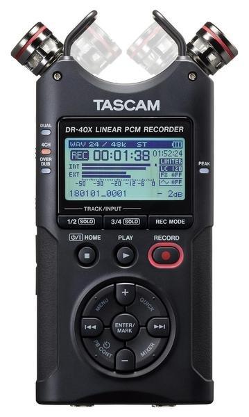 Image of Tascam TASCAM DR-40X Four Track Digital Audio Recorder
