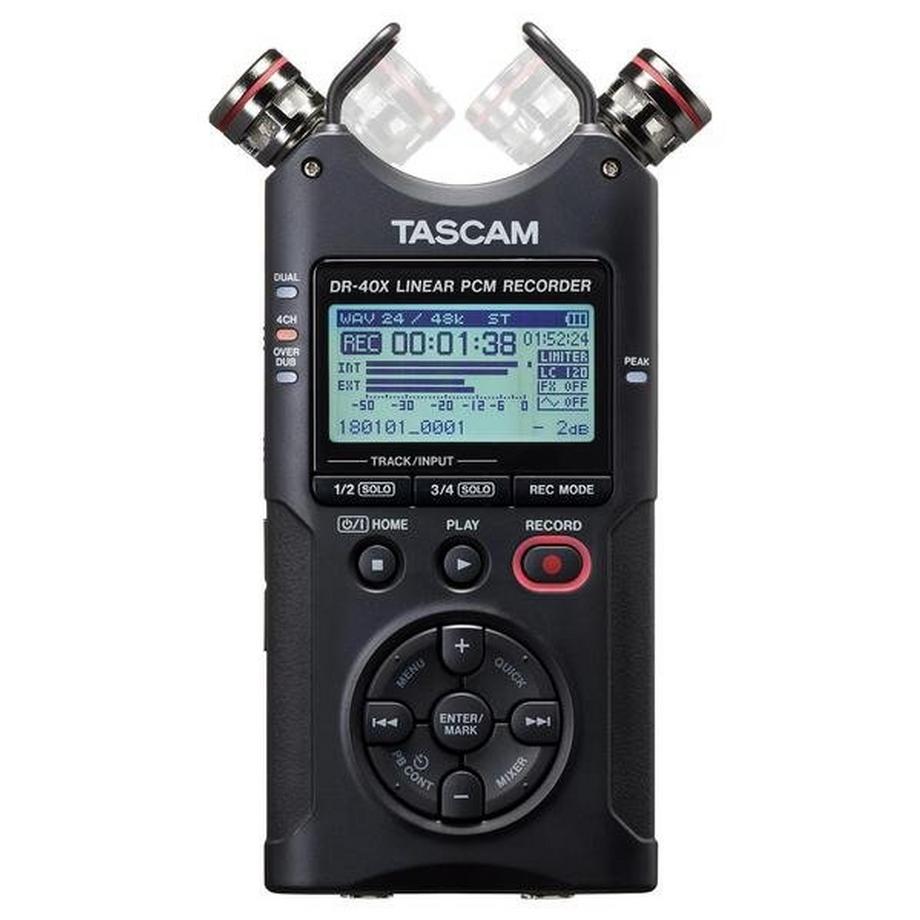 Tascam  TASCAM DR-40X Four Track Digital Audio Recorder 