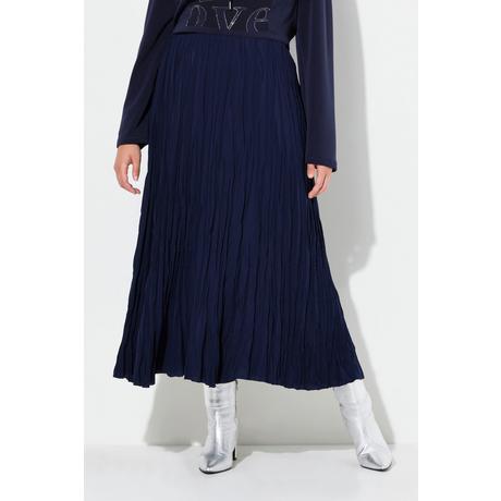 Ulla Popken Gonna svasata effetto crash con elastico in vita  