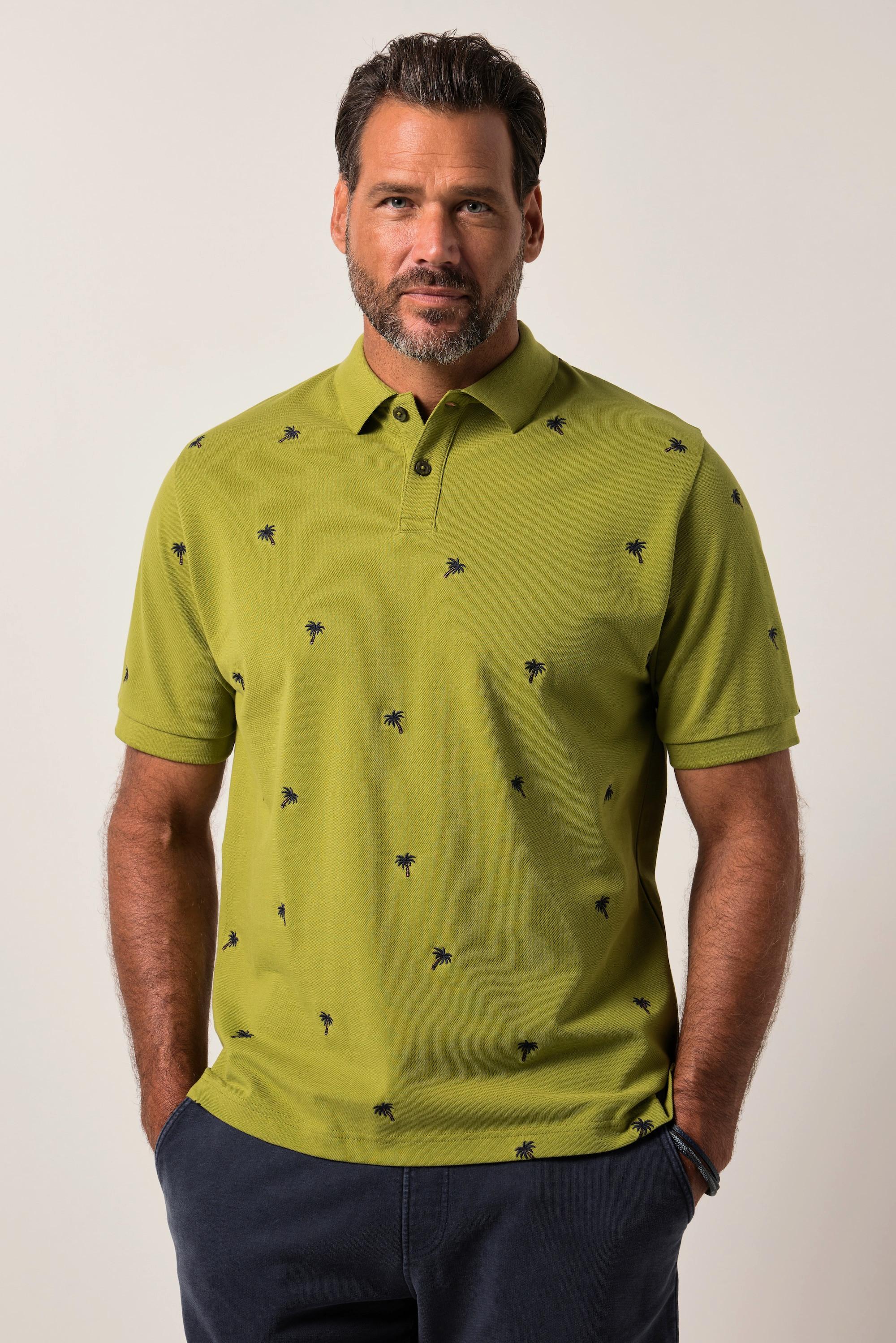 JP1880 Piqué Halbarm Poloshirt Bestickt  