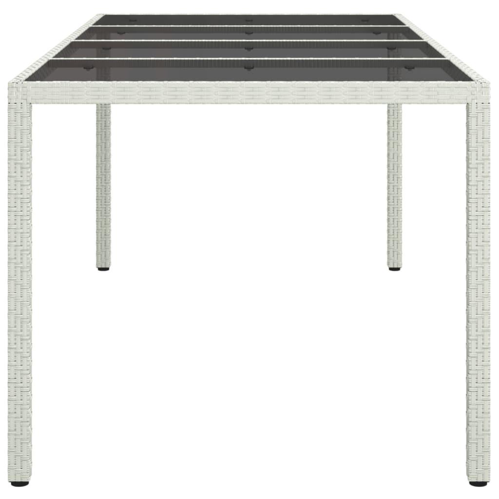 VidaXL Table de jardin rotin synthétique  