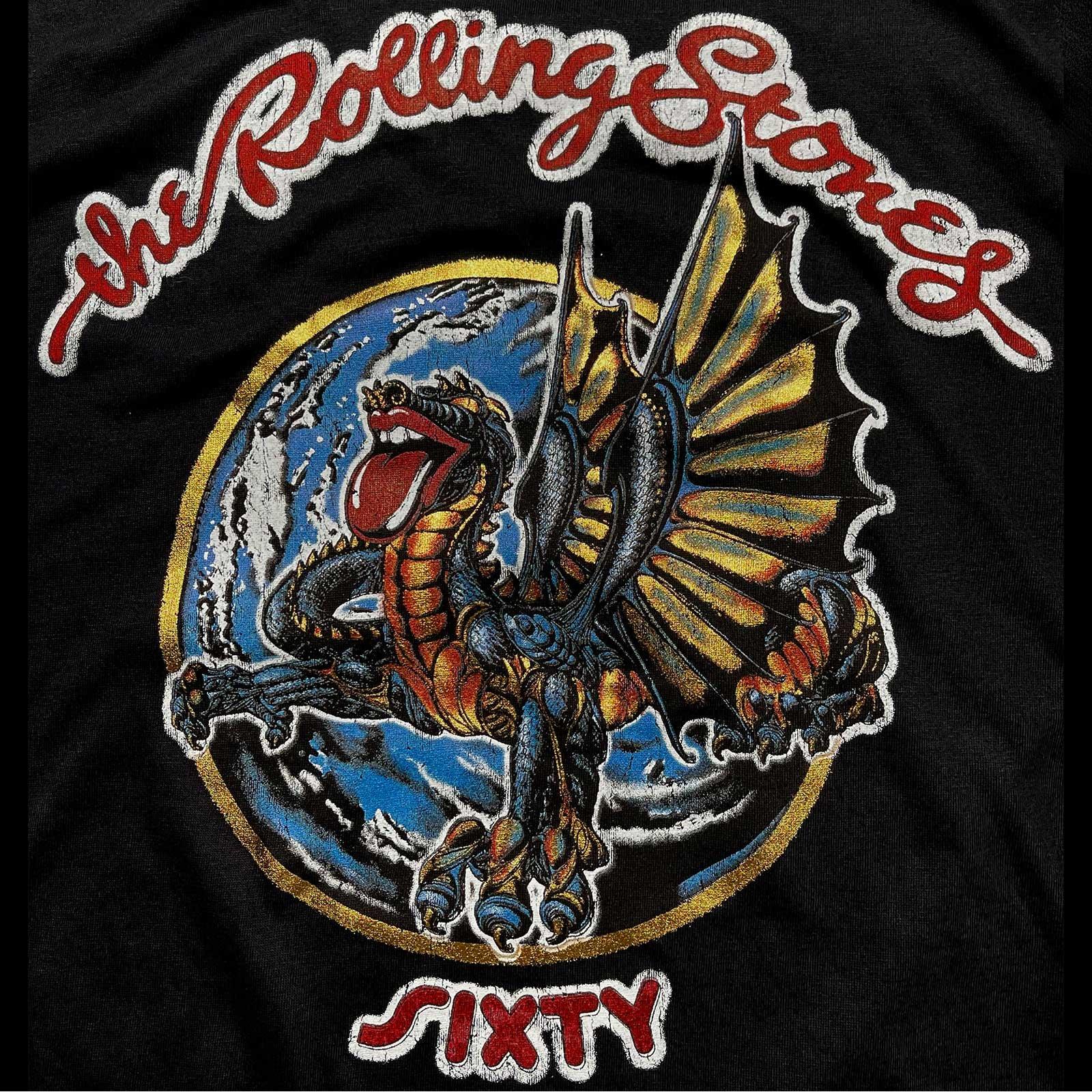 The Rolling Stones  Tshirt SIXTY DRAGON GLOBE 