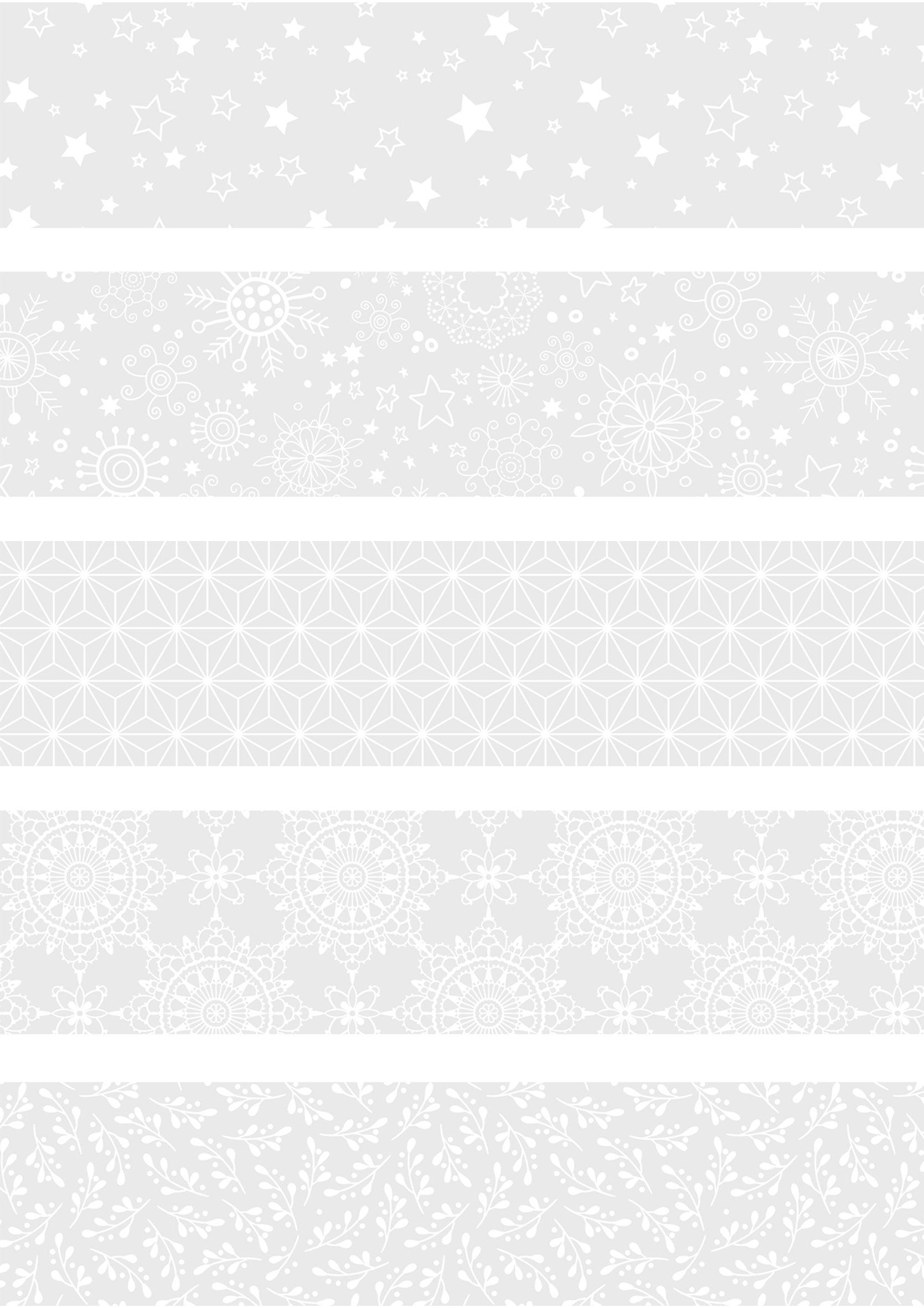 HEYDA  HEYDA Christmas sticker decorativi Bianco 