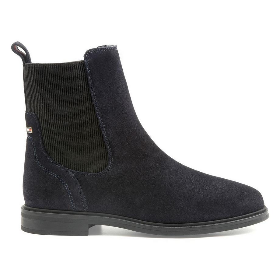 TOMMY HILFIGER Flag Suede Chelsea Boot  