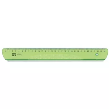 ARDA Massstab Elastika 30cm EL30 Hellgrün transparent