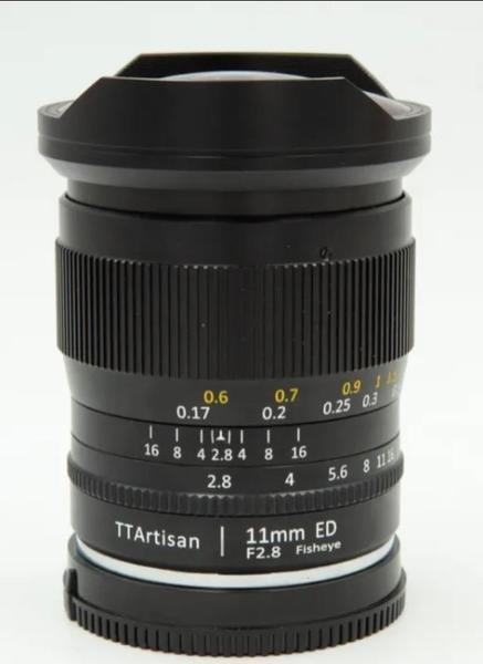 Image of TTARTISANS Ttartisan 11mm F2.8 Fisheye (Sony) Black (A02E) - ONE SIZE