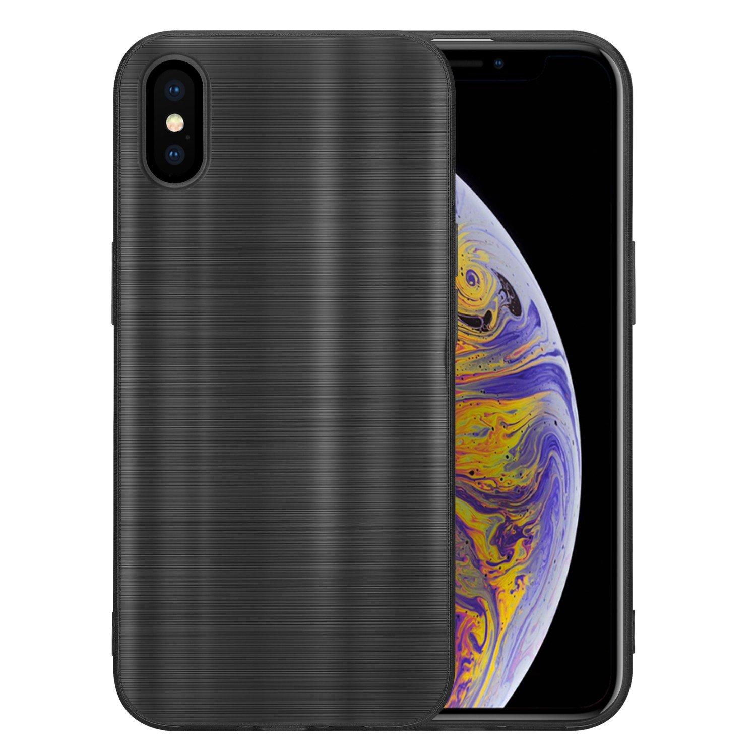 Cadorabo  Hülle für Apple iPhone XS MAX im Brushed Design 