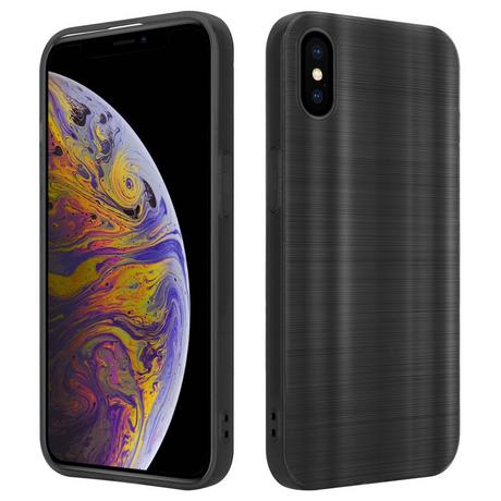 Cadorabo  Hülle für Apple iPhone XS MAX im Brushed Design 