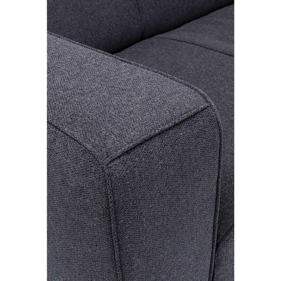 KARE Design Sofa Cubetto 3-Sitzer dunkelgrau  