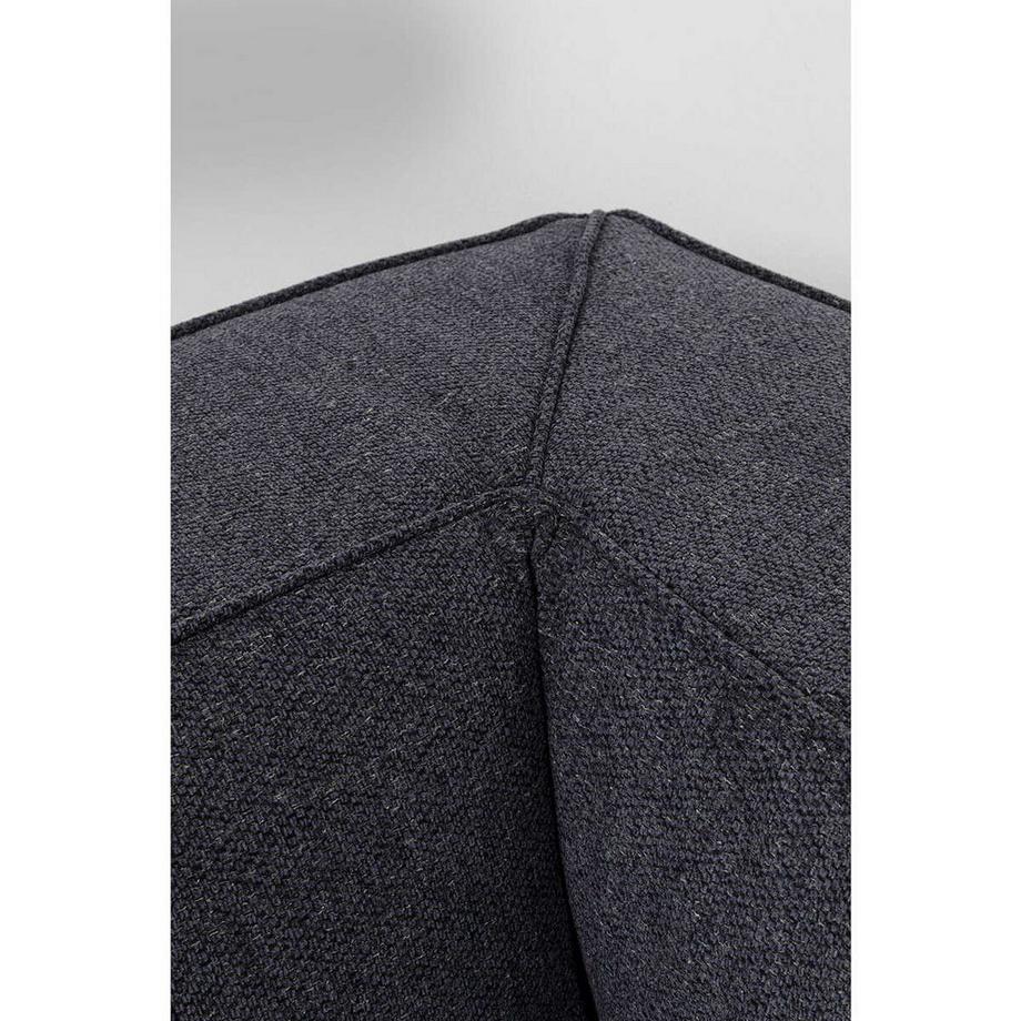 KARE Design Sofa Cubetto 3-Sitzer dunkelgrau  