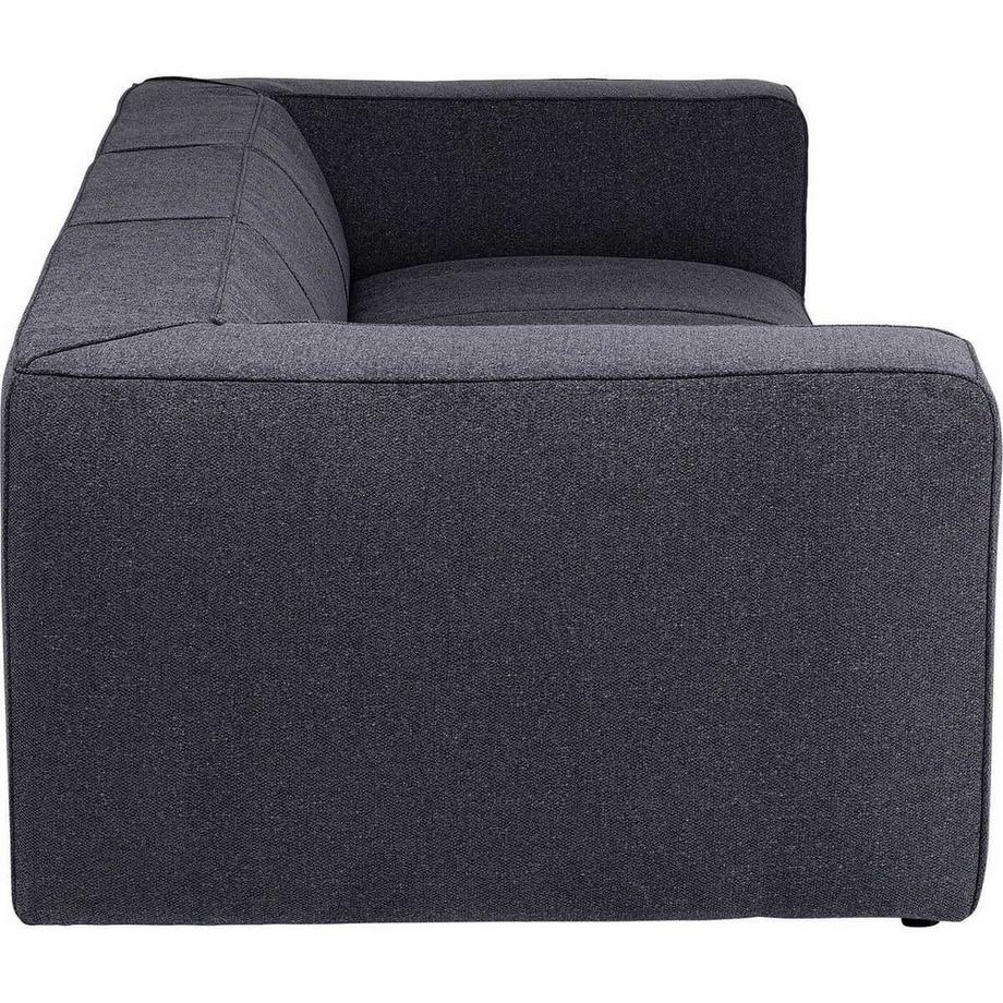 KARE Design Sofa Cubetto 3-Sitzer dunkelgrau  
