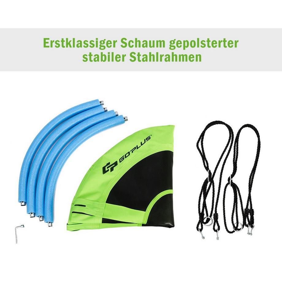 Northix Nestschaukel Gartenschaukel Outdoor Kinderschaukel bis 150 kg Farbig/Grün-Grün  