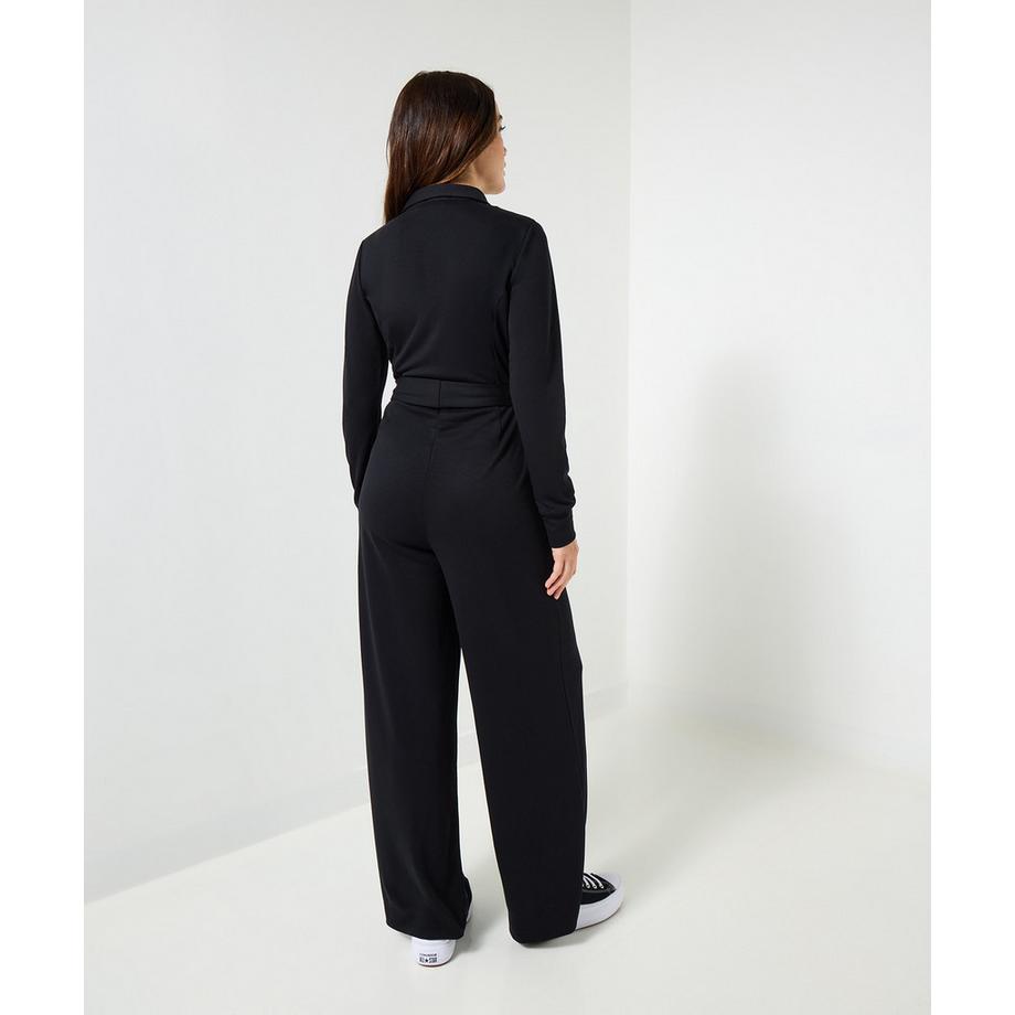 Joe Browns Jersey Jumpsuit mit Kragen und Frontreissverschluss  