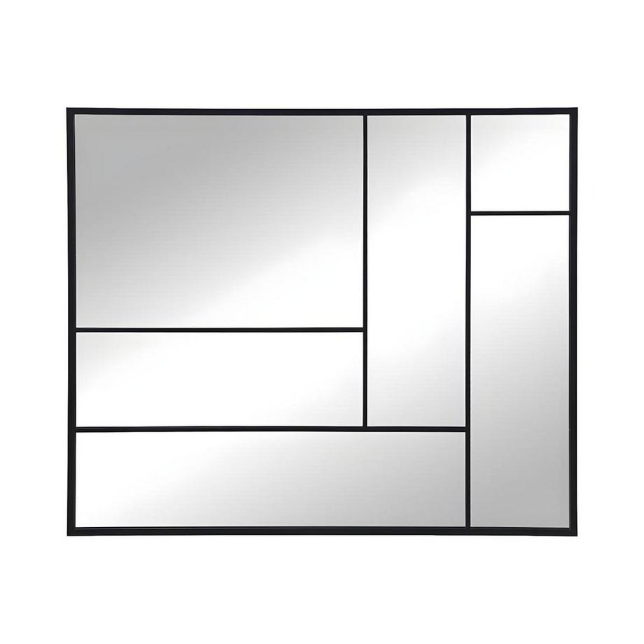 Miroir industriel déstructuré en métal 1 0 MALDONIA