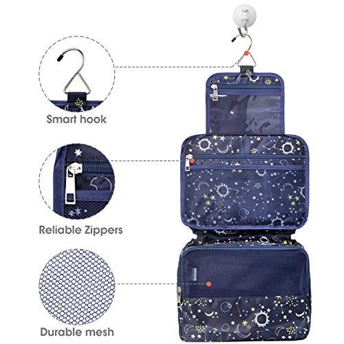 Only-bags.store Trousse de Toilette à Suspendre Grande Trousse de Toilette avec Crochet  