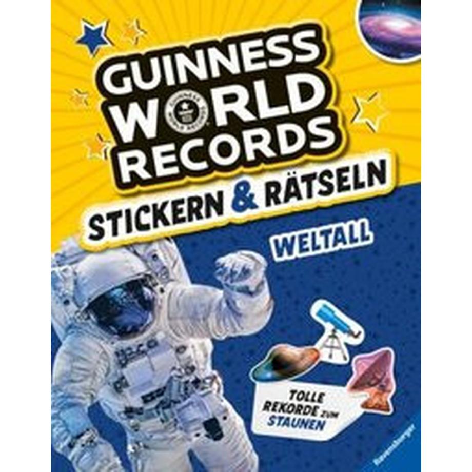 Ravensburger  Guinness World Records Stickern und Rätseln: Weltall 
