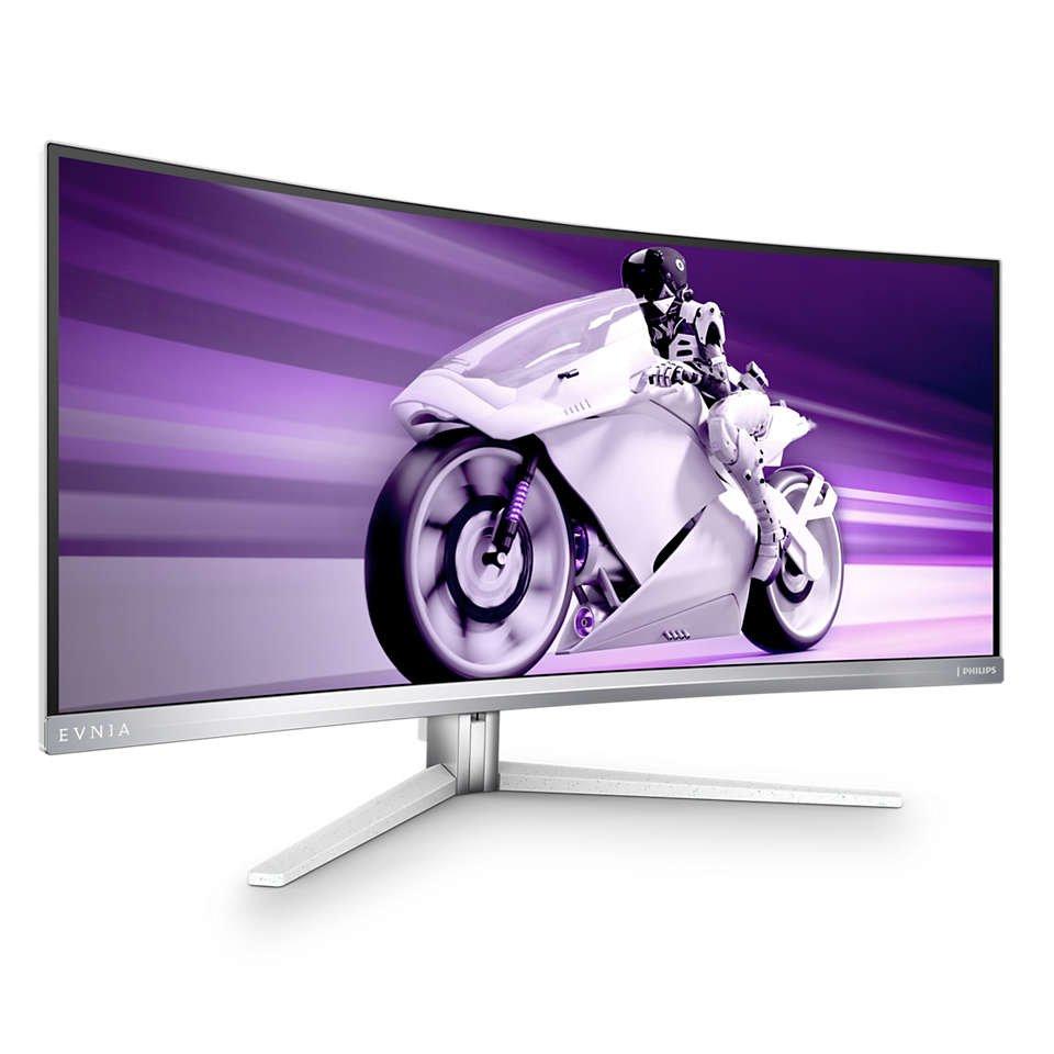 PHILIPS  34M2C8600/00 écran plat de PC 86,4 cm (34") 3440 x 1440 pixels Wide Quad HD OLED Blanc 