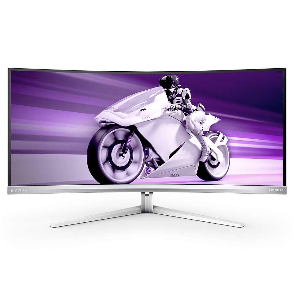 PHILIPS  34M2C8600/00 écran plat de PC 86,4 cm (34") 3440 x 1440 pixels Wide Quad HD OLED Blanc 