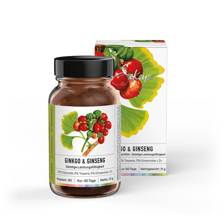 Sekoya Swiss  Ginkgo & Ginseng | Für das Gedächtnis 